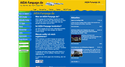 Desktop Screenshot of aida-fanpage.de